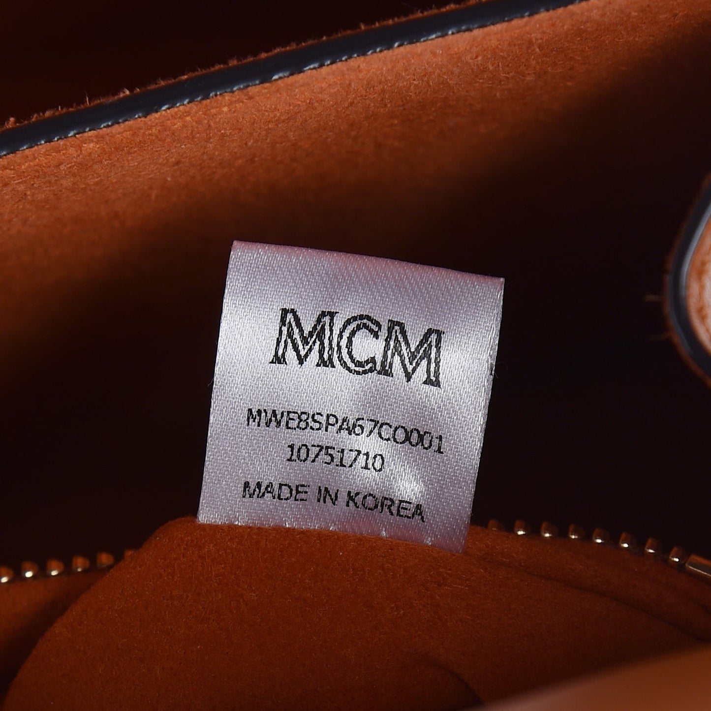 Visetos Medium Patricia Pocket Satchel Cognac