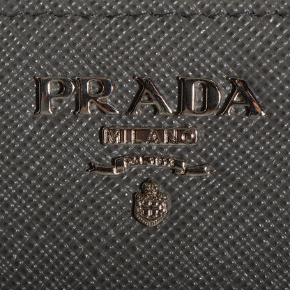 Prada Saffiano Metal Zip Around Wallet Marmo 4 of 7
