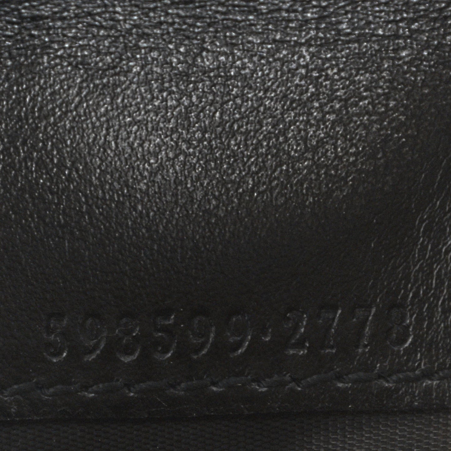Calfskin Matelasse GG Marmont Passport Case Black