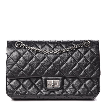 Chanel Aged Calfskin Quilted 2.55 Reissue 225 Flap Black 1 of 9