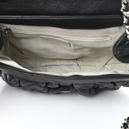 Chanel Washed Lambskin Quilted Medium Chain Around Messenger Black 5 of 11