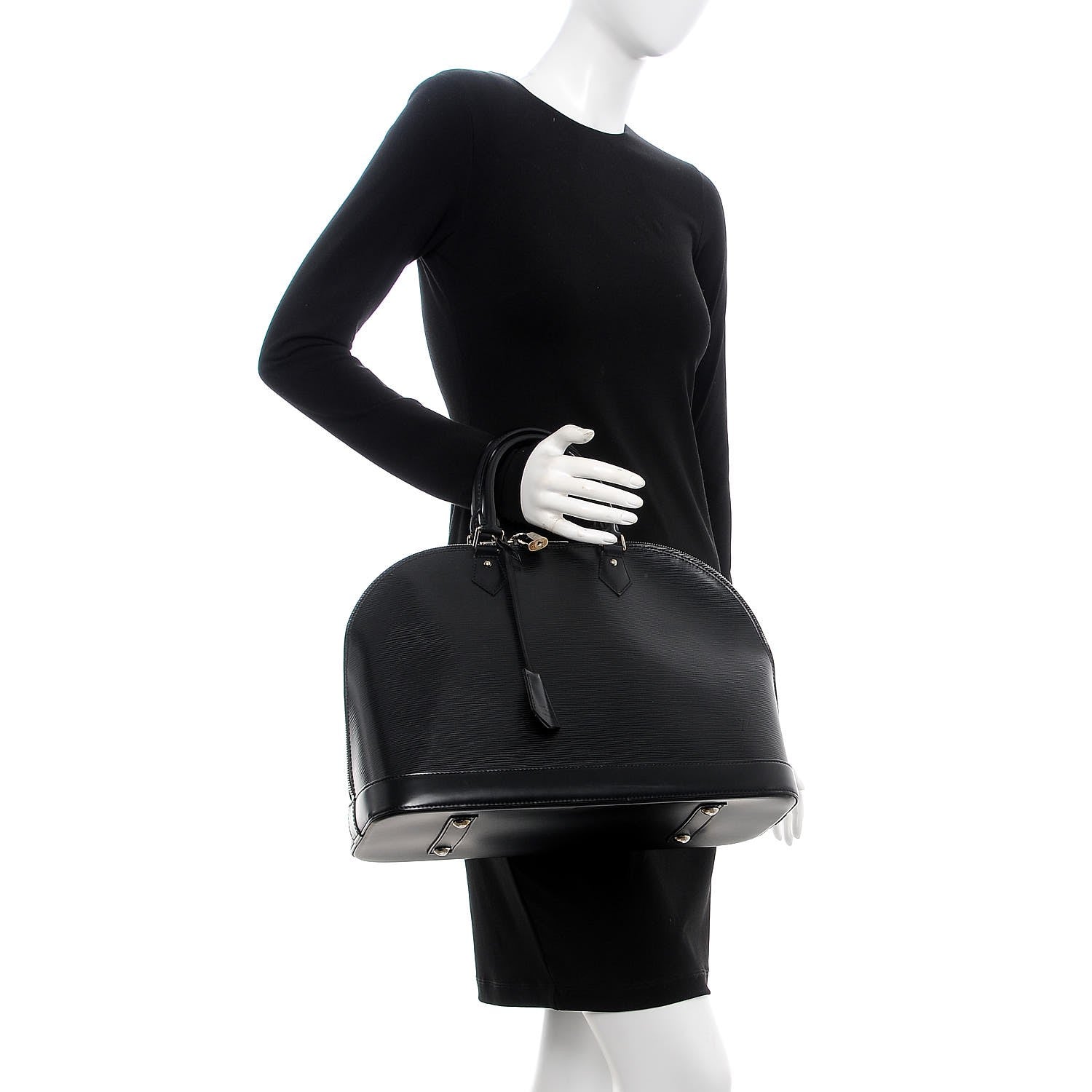 Louis Vuitton Epi Alma GM Black 2 of 6