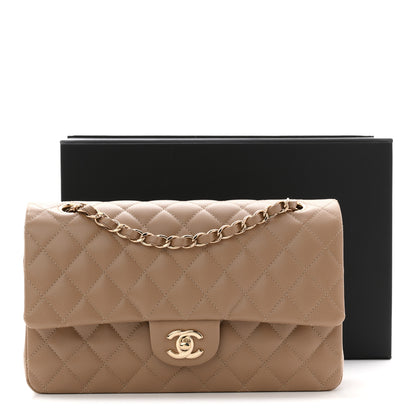 Chanel Caviar Quilted Medium Double Flap Beige 12 of 12