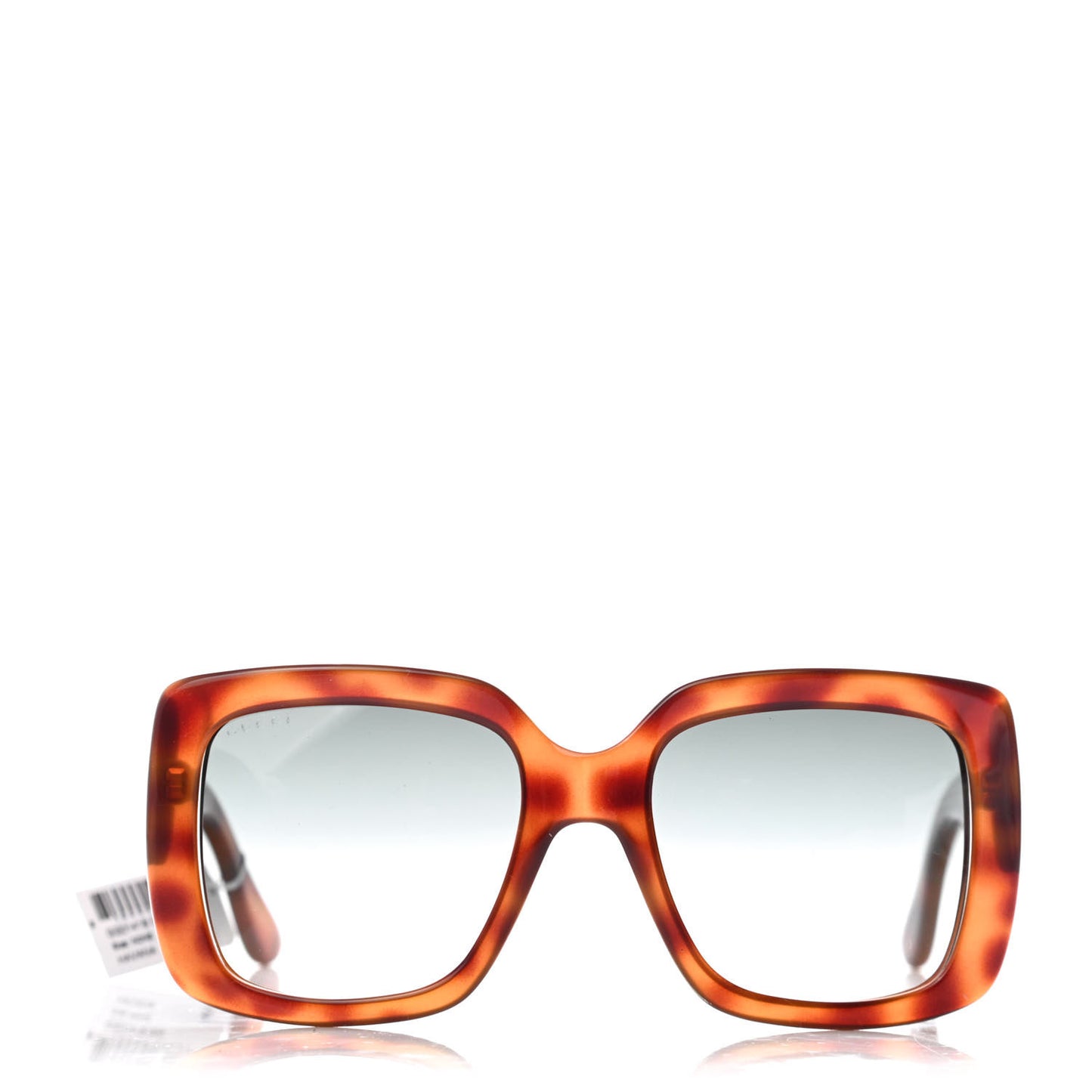 Acetate Square Frame Sunglasses GG0141S Tortoise
