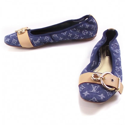 Louis Vuitton Denim Ballet Flats Slippers Blue 36 cd23328 1 of 8