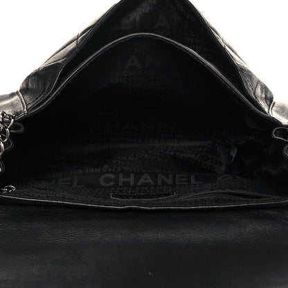 Chanel Calfskin Quilted Accordion Flap Black 5 of 15