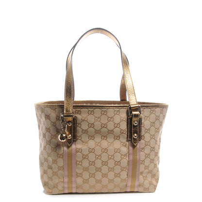 Gucci Monogram Medium Jolicoeur Tote Metallic 1 of 7