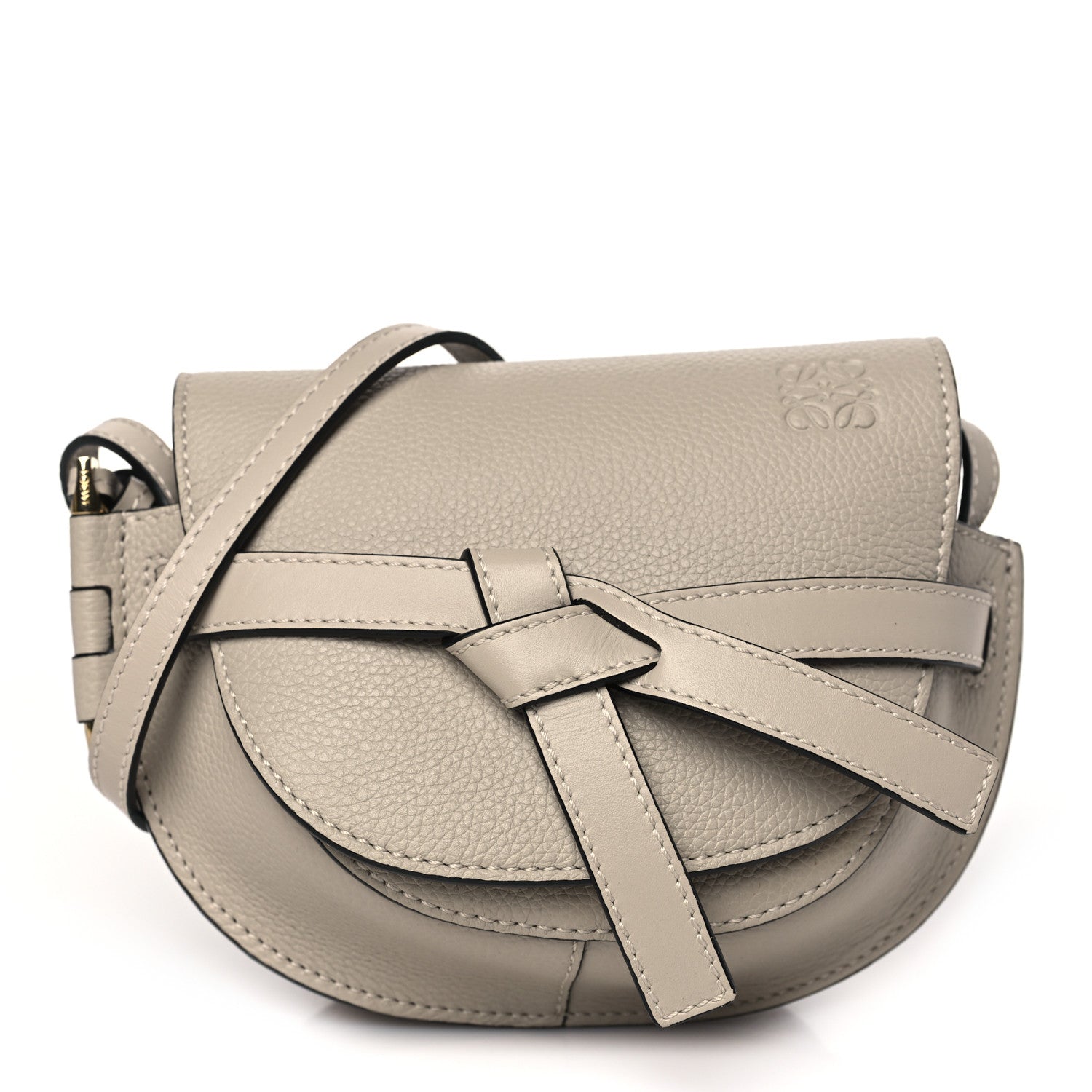 Loewe Grained Calfskin Mini Gate Crossbody Bag Light Oat 1 of 9