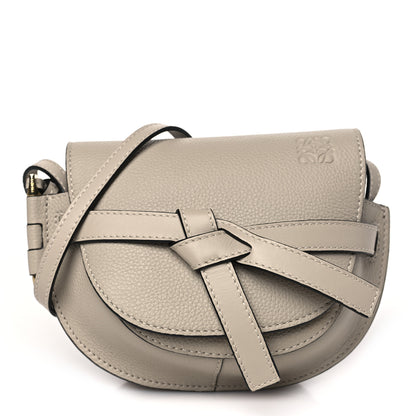 Loewe Grained Calfskin Mini Gate Crossbody Bag Light Oat 1 of 9