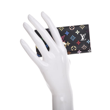 Louis Vuitton Monogram Multicolor Multicles 4 Key Holder Black Grenade 2 of 9