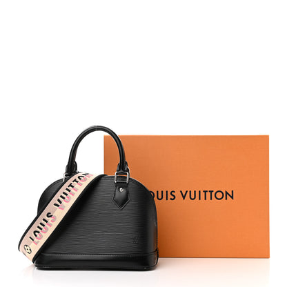 Louis Vuitton Epi Jacquard Alma BB Black 13 of 13
