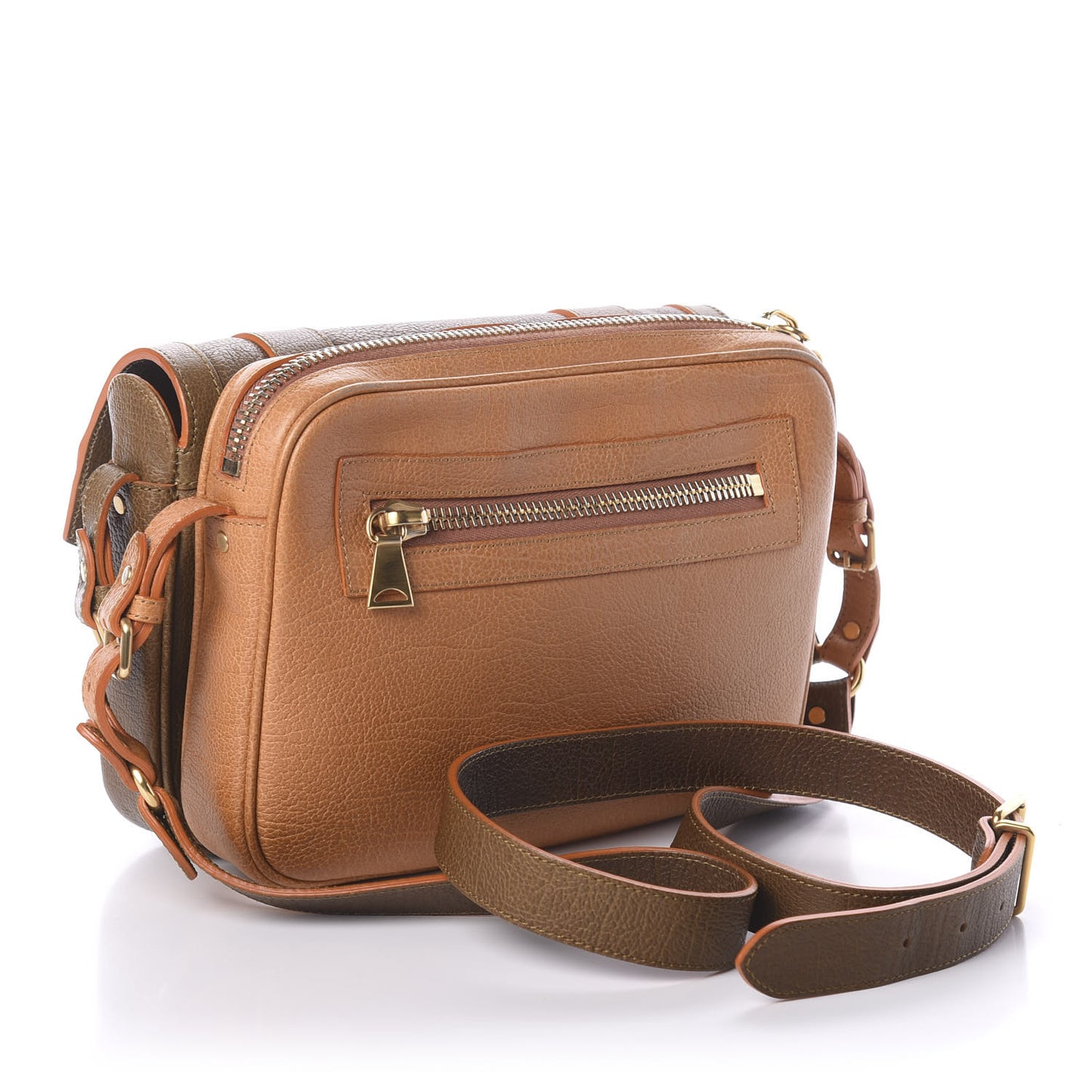 Grained Calfskin Double Bag Multi