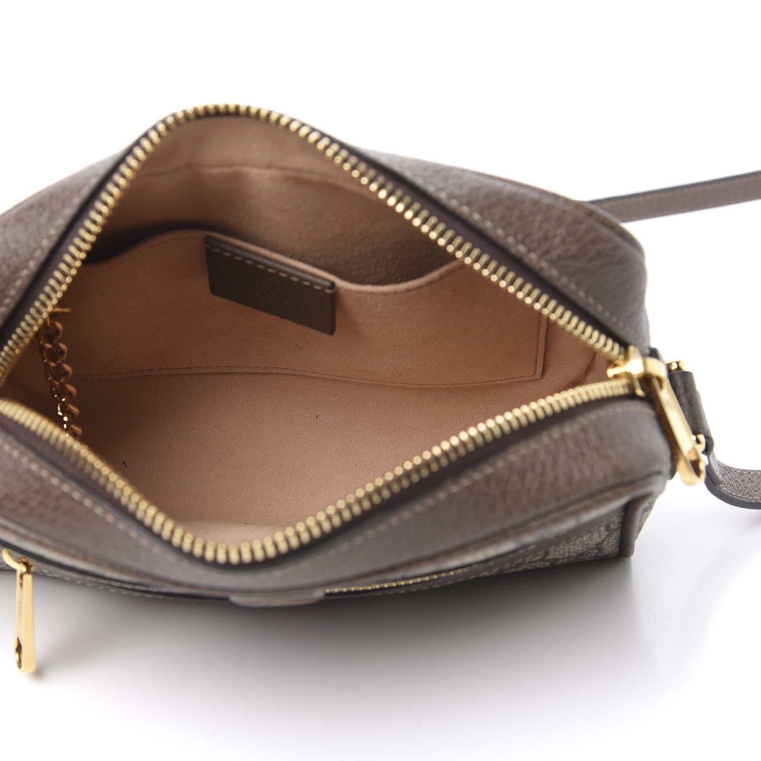 Gucci GG Supreme Monogram Web Mini Ophidia Shoulder Bag Brown 5 of 10