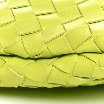 Bottega Veneta Nappa Intrecciato Medium Turn Pouch Acid Kiwi 8 of 9