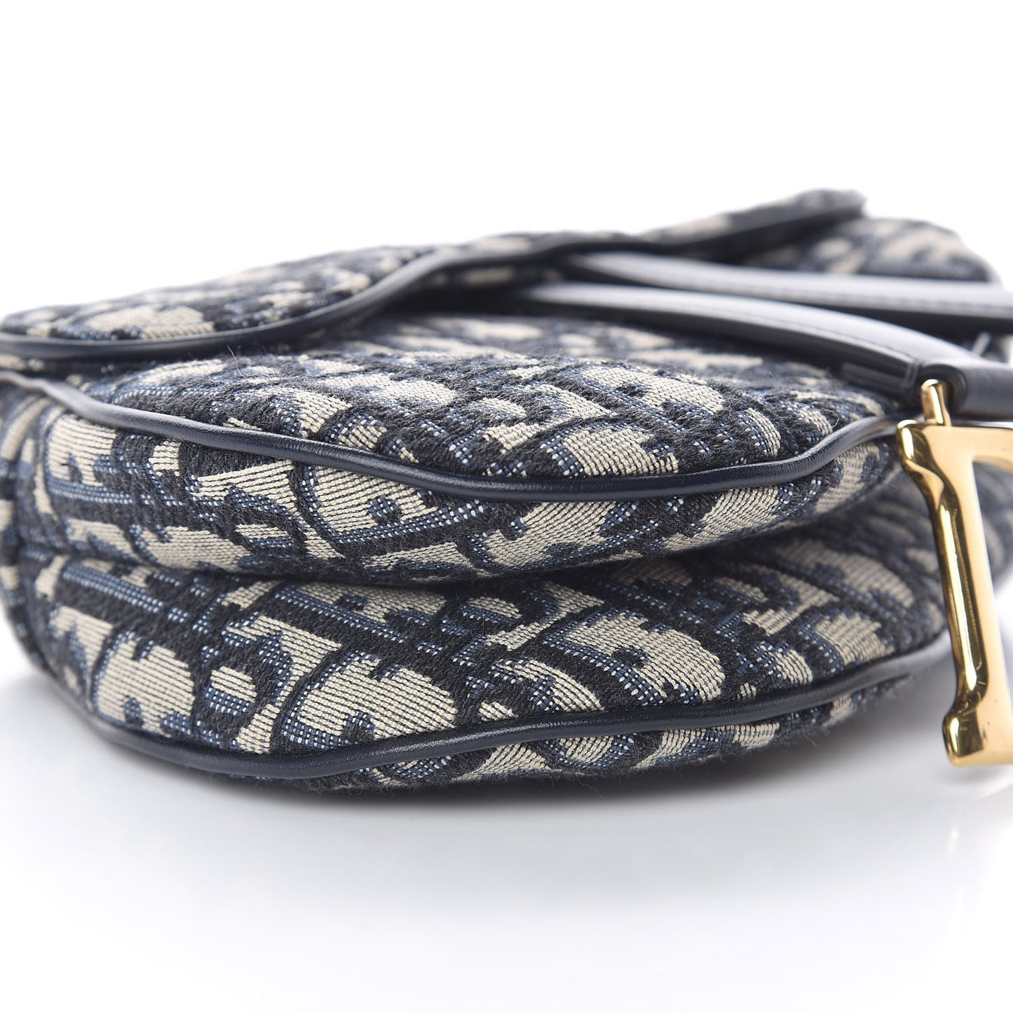 Oblique Mini Saddle Bag Blue