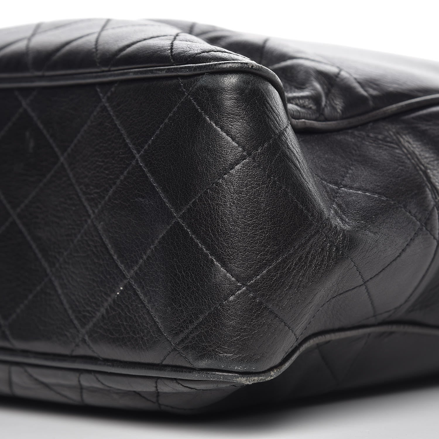 Chanel Lambskin Quilted Tote Black 12 of 21