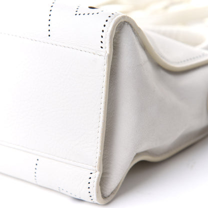 Balenciaga Veau Soyeux Perforated Blackout Hardware S City White 19 of 29