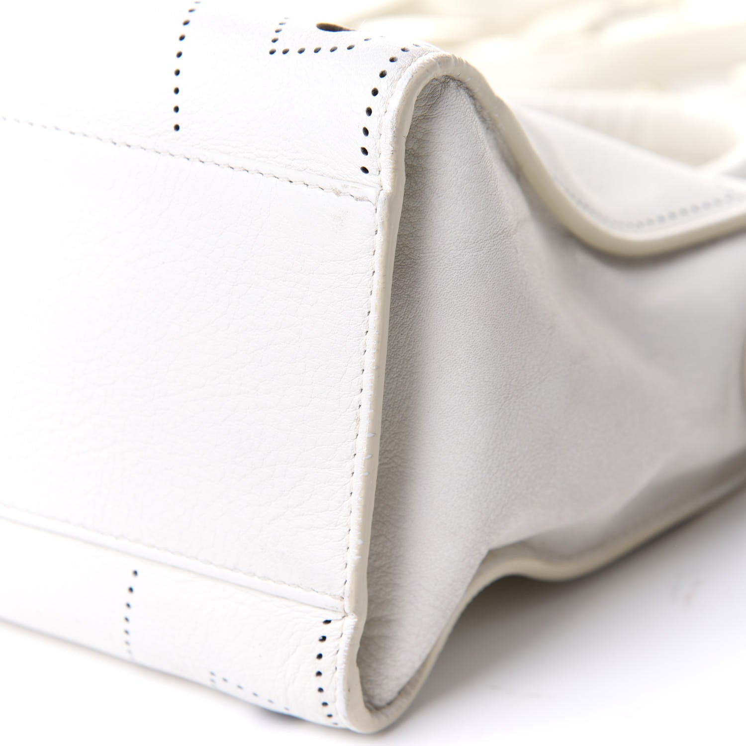 Balenciaga Veau Soyeux Perforated Blackout Hardware S City White 19 of 29