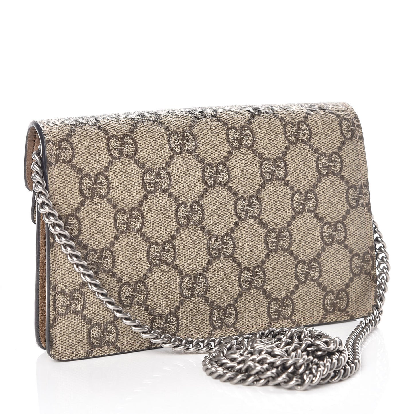 GG Supreme Monogram Super Mini Dionysus Shoulder Bag Taupe