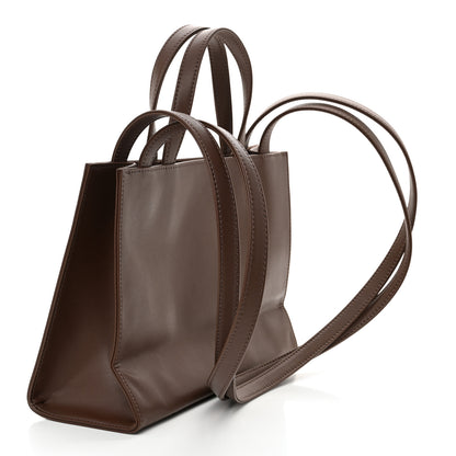 Telfar Vegan Leather Shmedium Shopping Bag Chocolate 3 of 10