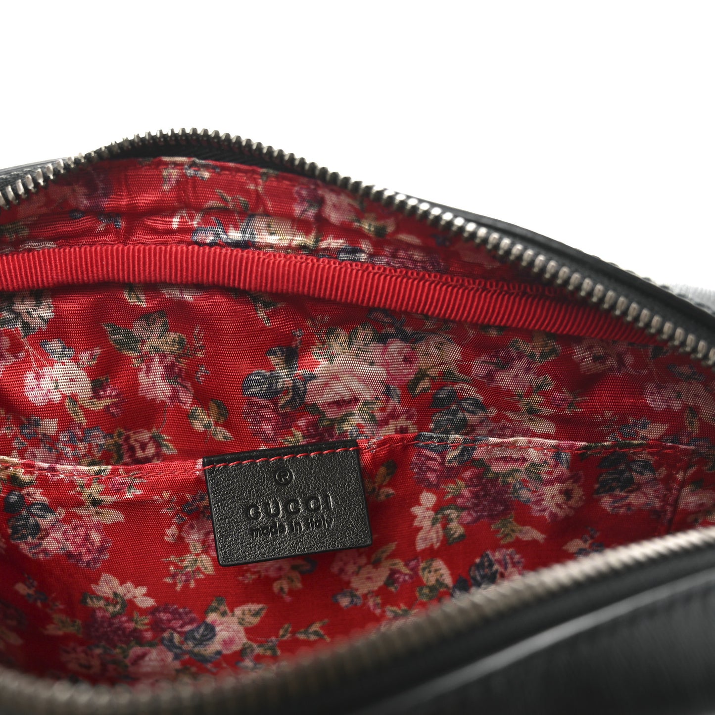 Calfskin Web Trapuntata Small GG Shoulder Bag Black