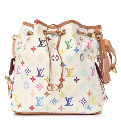 Louis Vuitton Monogram Multicolor Petit Noe White 1 of 18