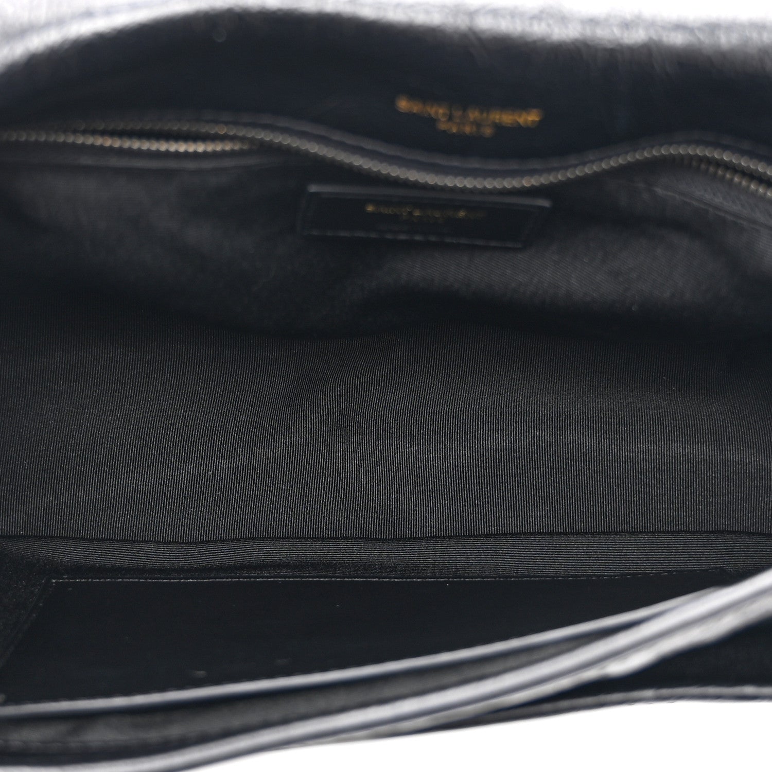 Saint Laurent Crinkled Calfskin Matelasse Monogram Medium Niki Chain Satchel Black 5 of 10
