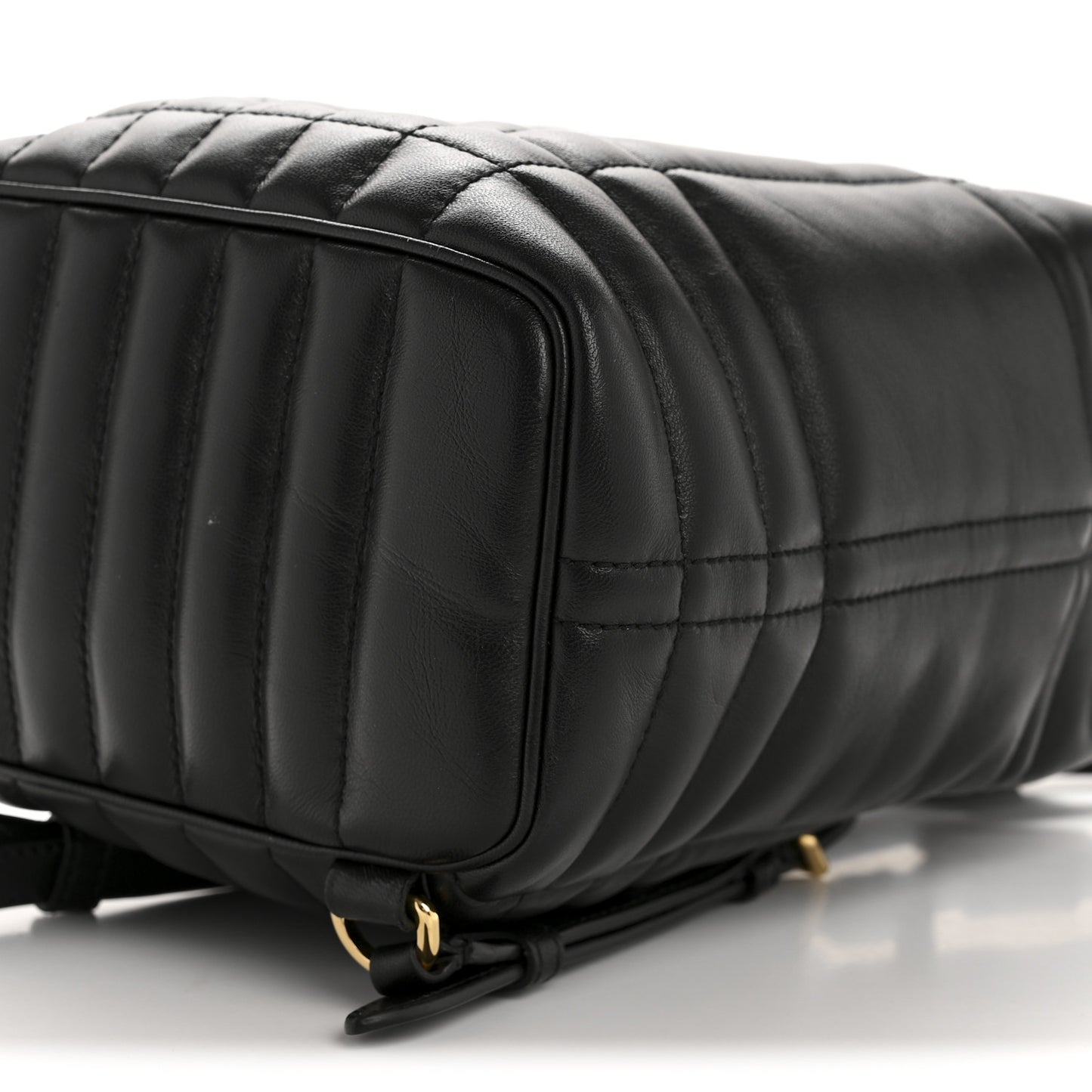 Lambskin Quilted Mini Lola Backpack Black