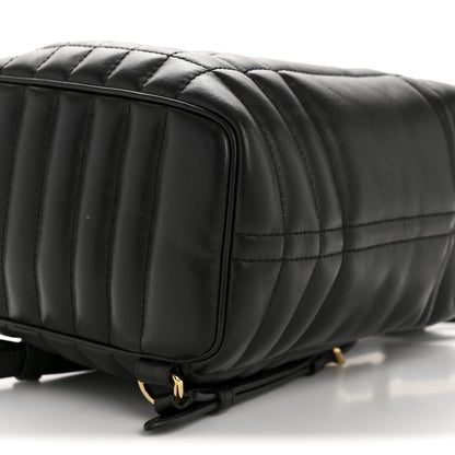 Burberry Lambskin Quilted Mini Lola Backpack Black 10 of 16