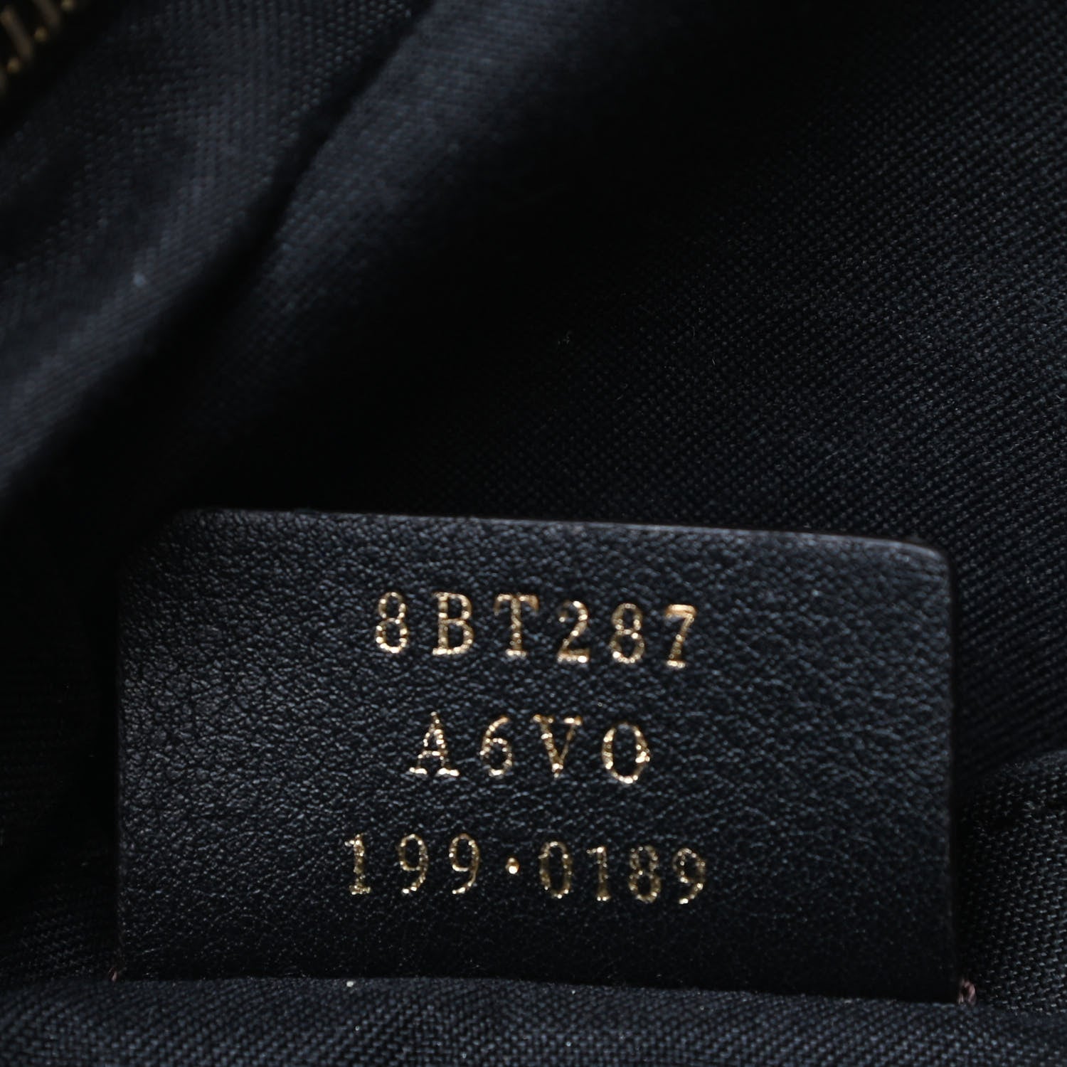 Fendi Glazed Fabric Vitello Century FF 1974 Stamp Patch Camera Case Mogano Panna Black 11 of 16