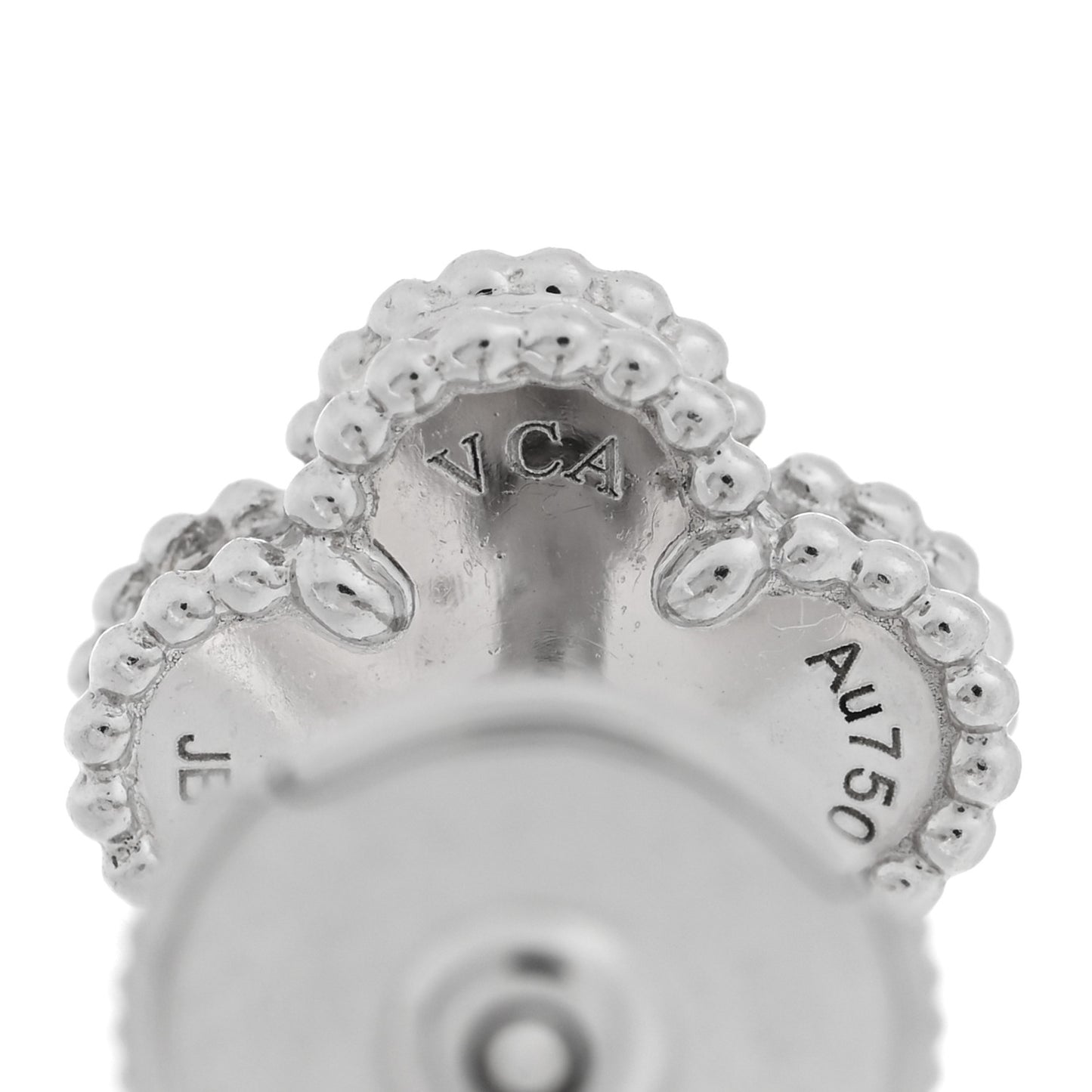 18K White Gold Turquoise Sweet Alhambra Earrings