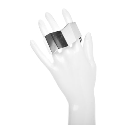 Tiffany Sterling Silver Frank Gehry Wide Fold Cuff Bracelet 2 of 4