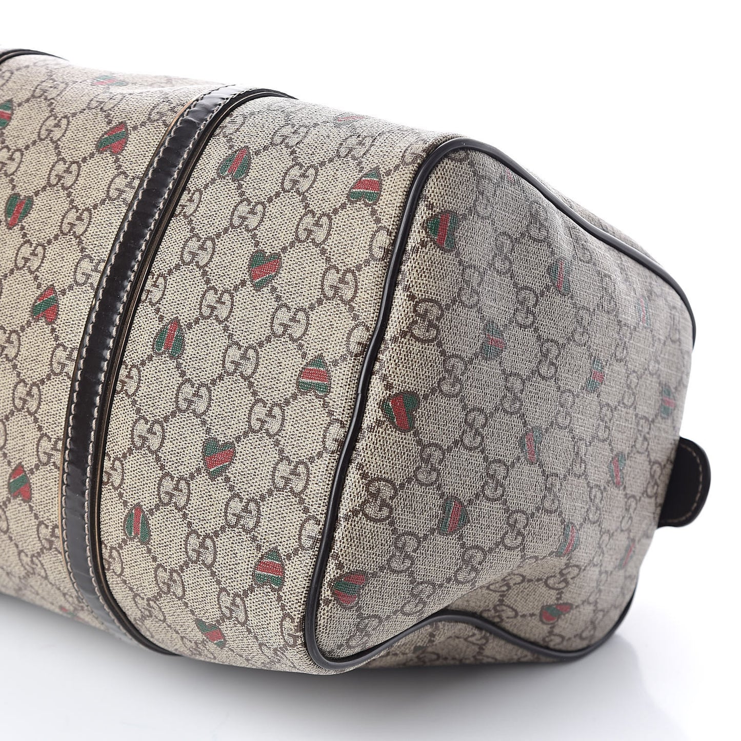 GG Plus Monogram Hearts Medium Joy Boston Dark Brown