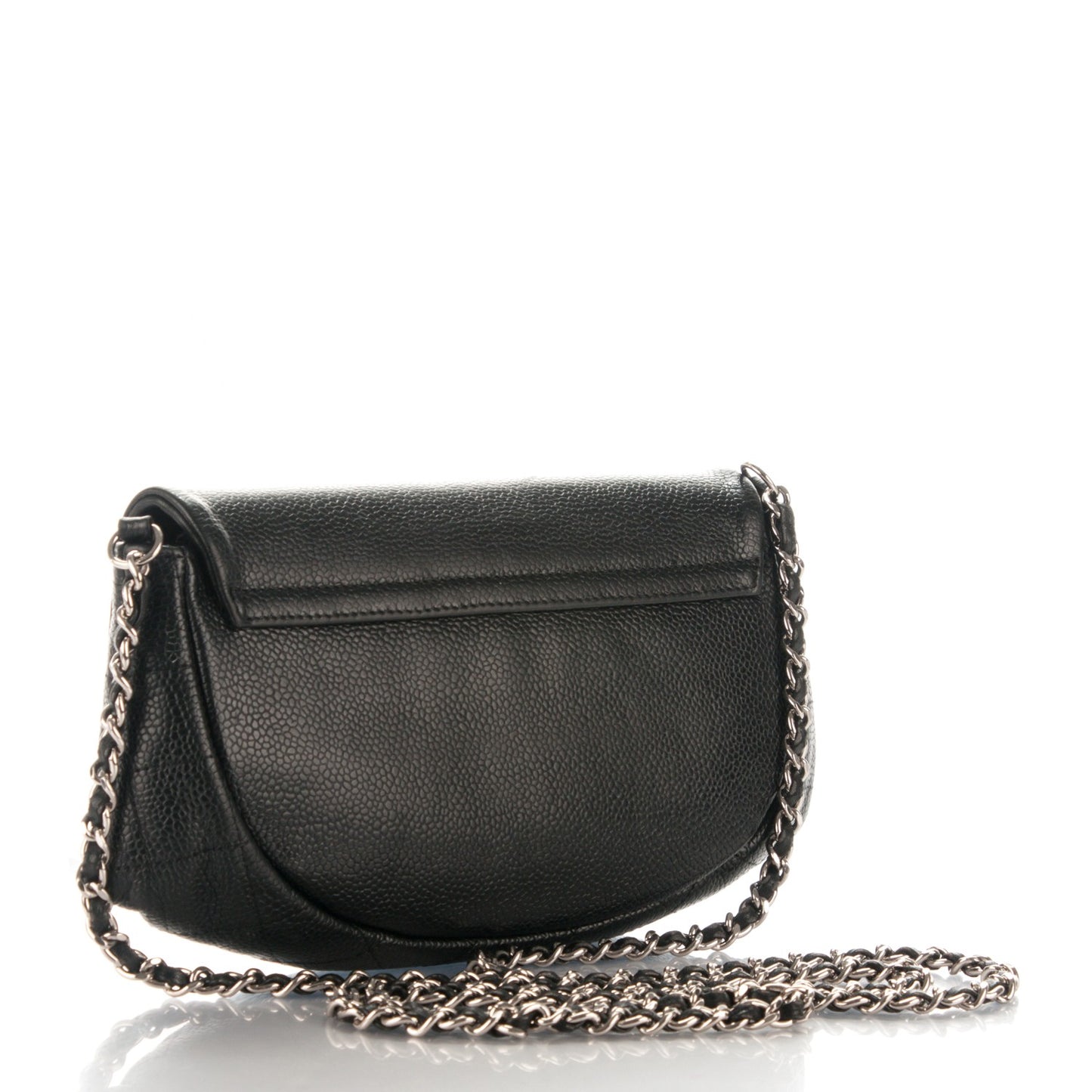 Caviar Half Moon Wallet On Chain WOC Black
