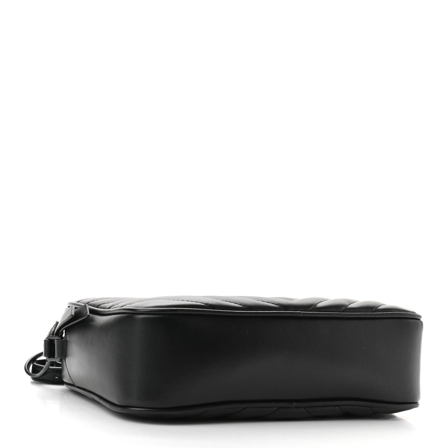 Calfskin Matelasse Monogram Lou Camera Bag Black