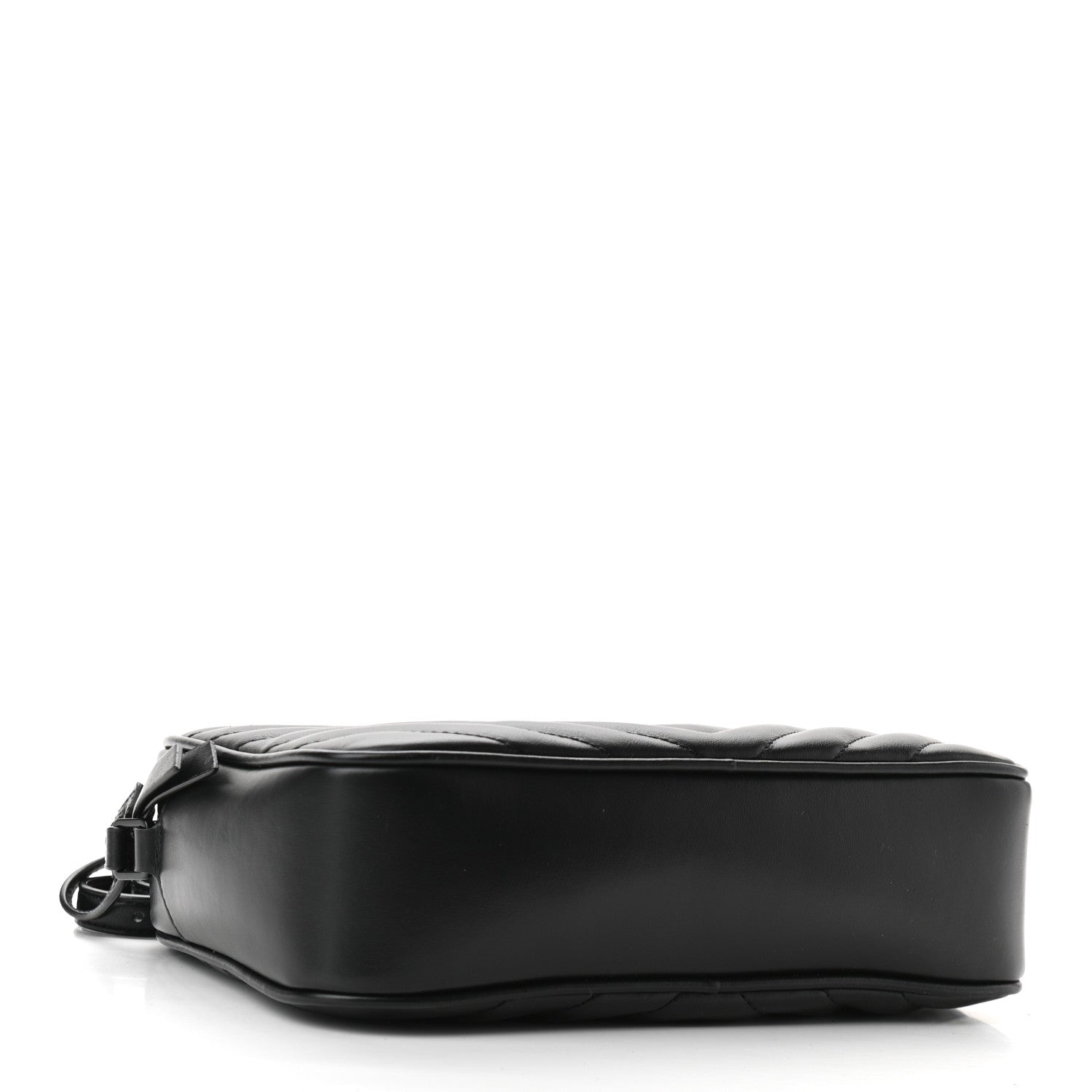 Saint Laurent Calfskin Matelasse Monogram Lou Camera Bag Black 4 of 9