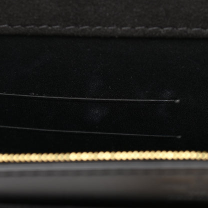 Louis Vuitton Calfskin Chain Louise MM Black 10 of 11