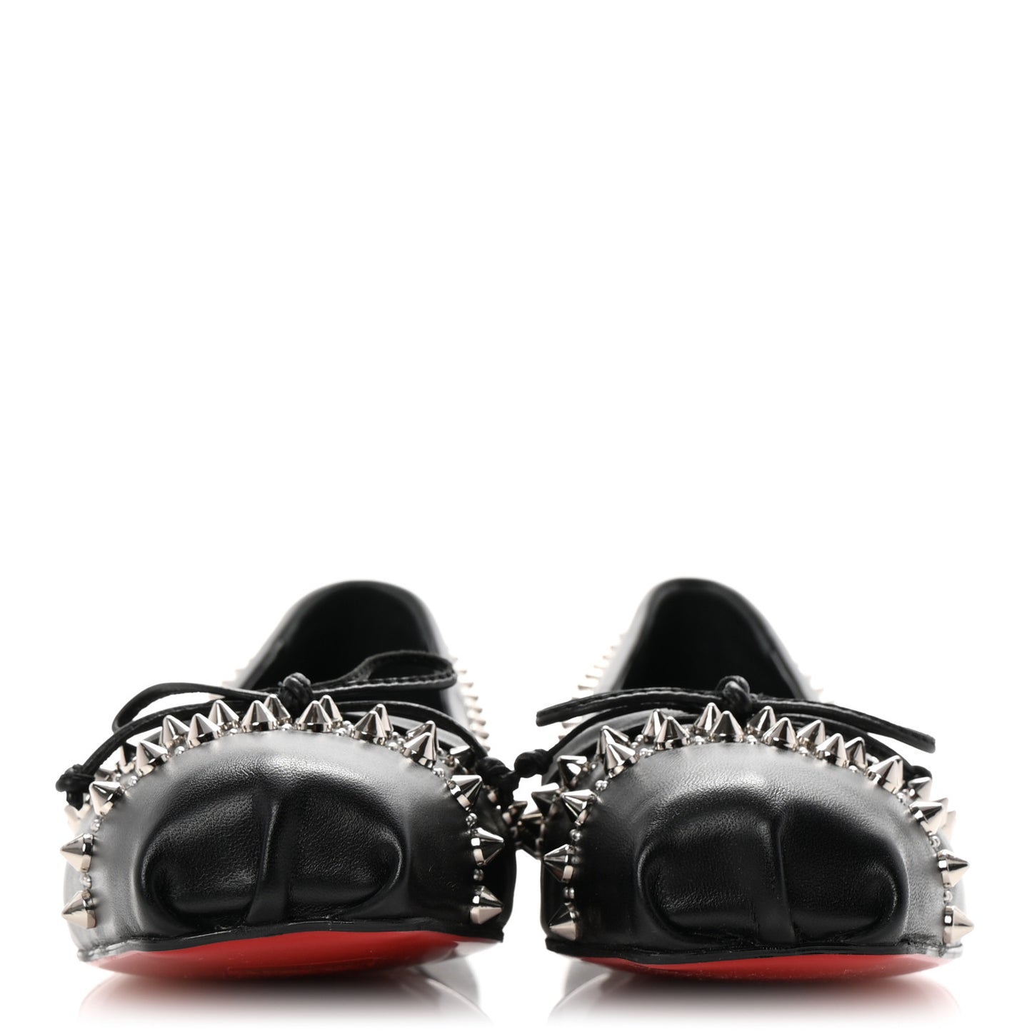 Nappa Studded Mamadrague Flats 39.5 Black