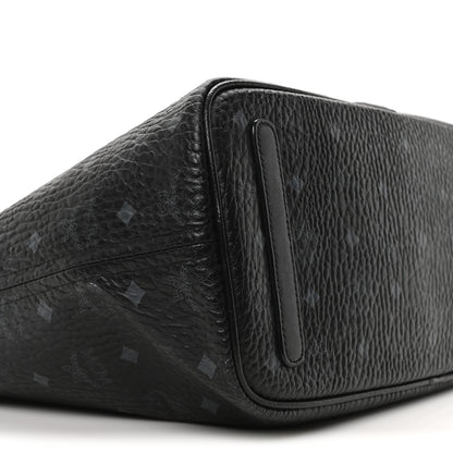 MCM Visetos Medium Liz Reversible Shopper Tote Black 9 of 17