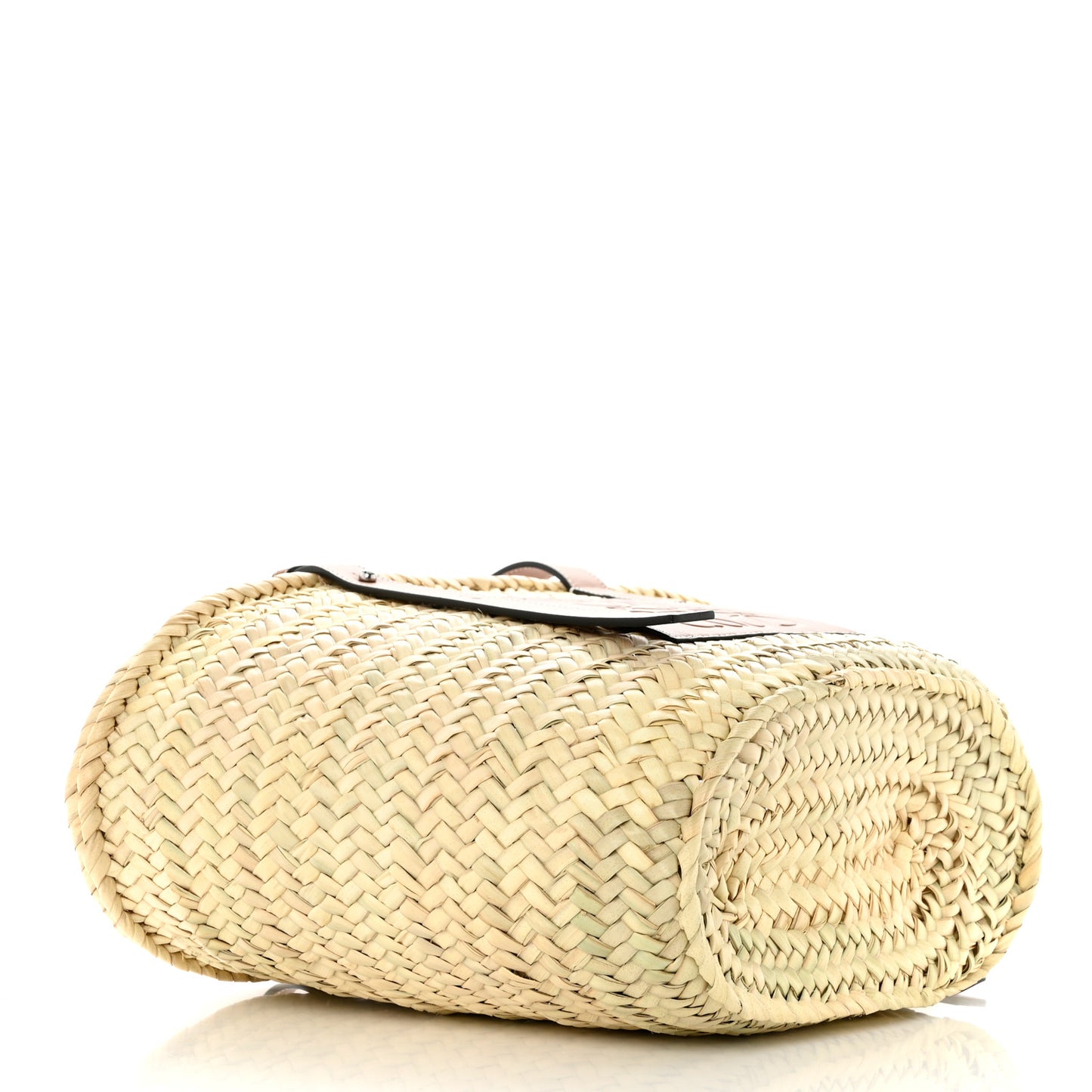 Raffia Basket Tote Bag Natural Tan
