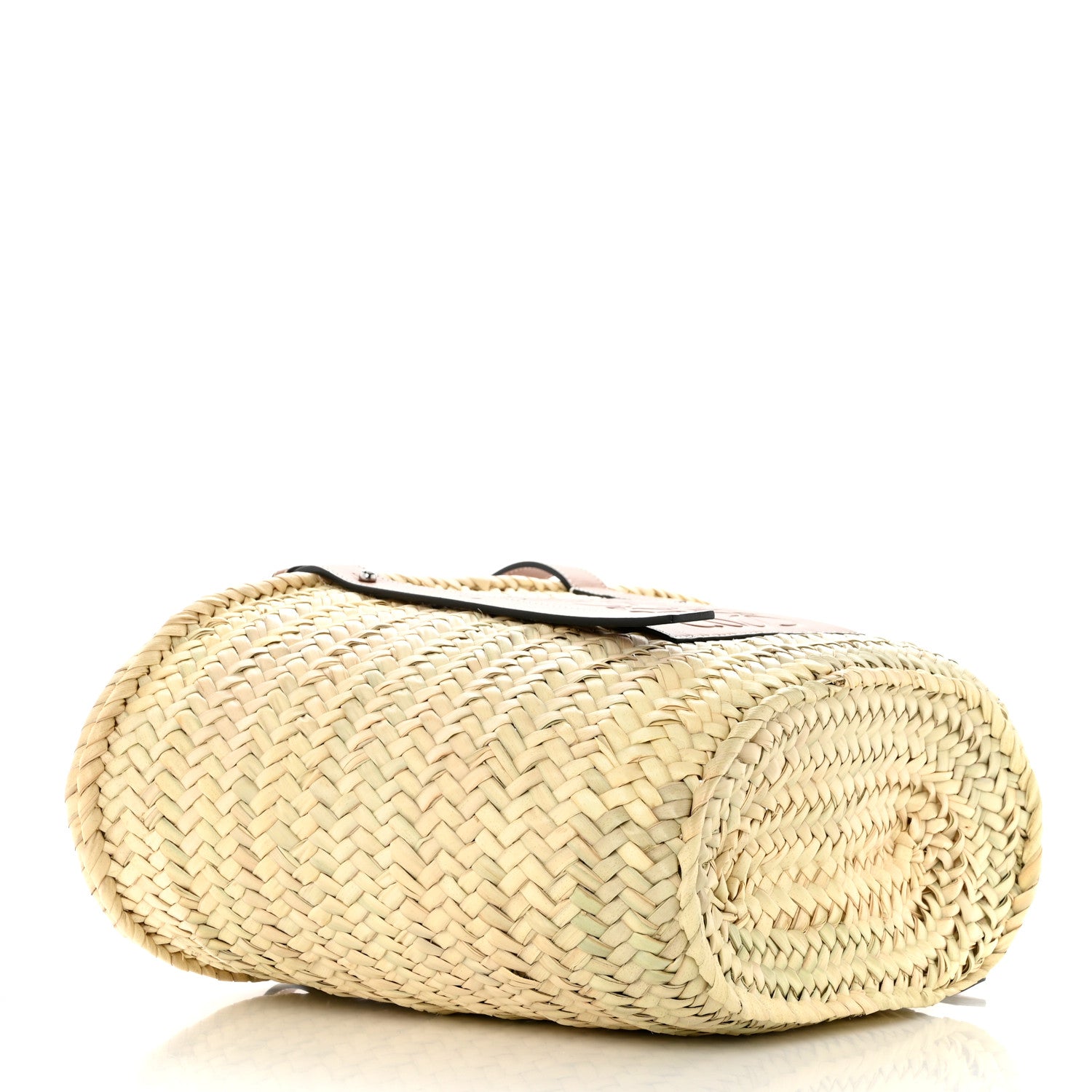 Loewe Raffia Basket Tote Bag Natural Tan 3 of 10