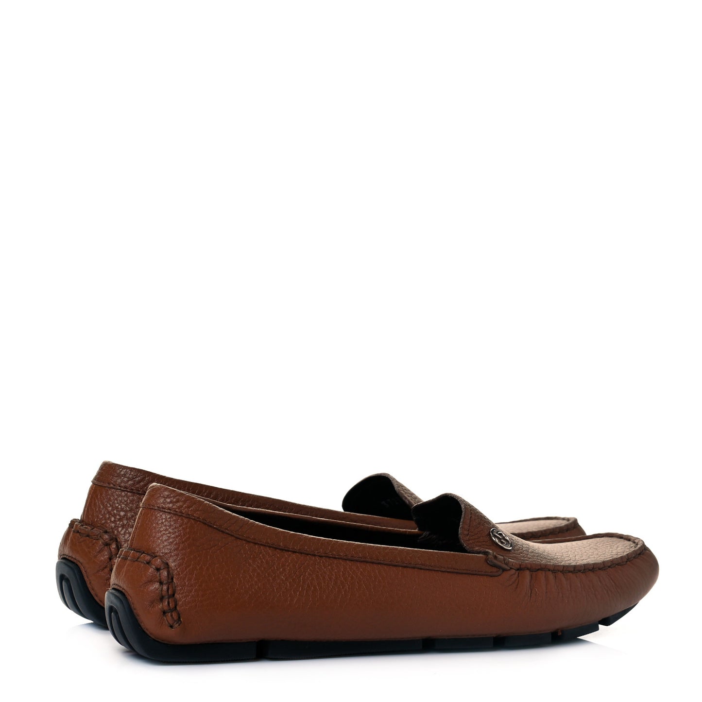 Cellarius Soft Interlocking G Driver Loafers 41 Brown