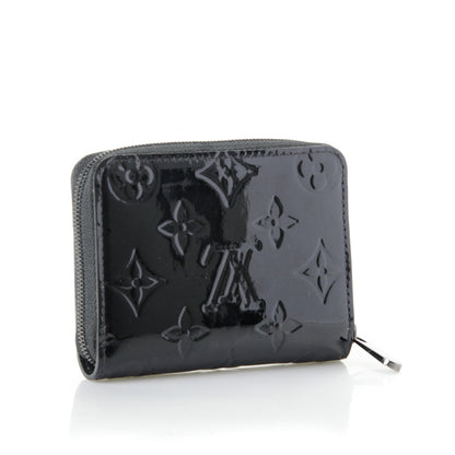 Louis Vuitton Vernis Zippy Coin Purse Wallet Noir Magnetique 3 of 6