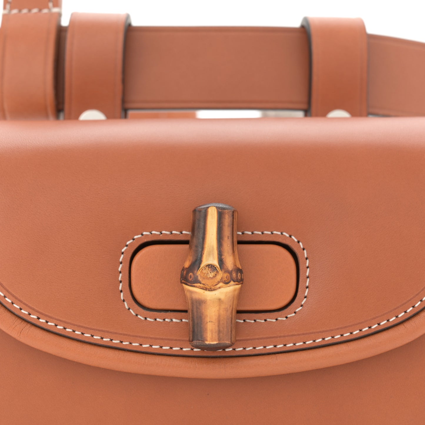 Calfskin Bamboo Mini 1947 Belt Bag 85 34 Brown