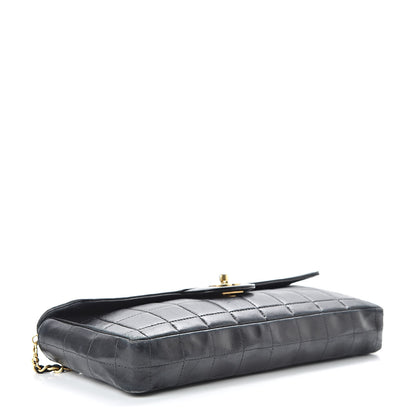 Chanel Lambskin East West Chocolate Bar Flap Black 4 of 17