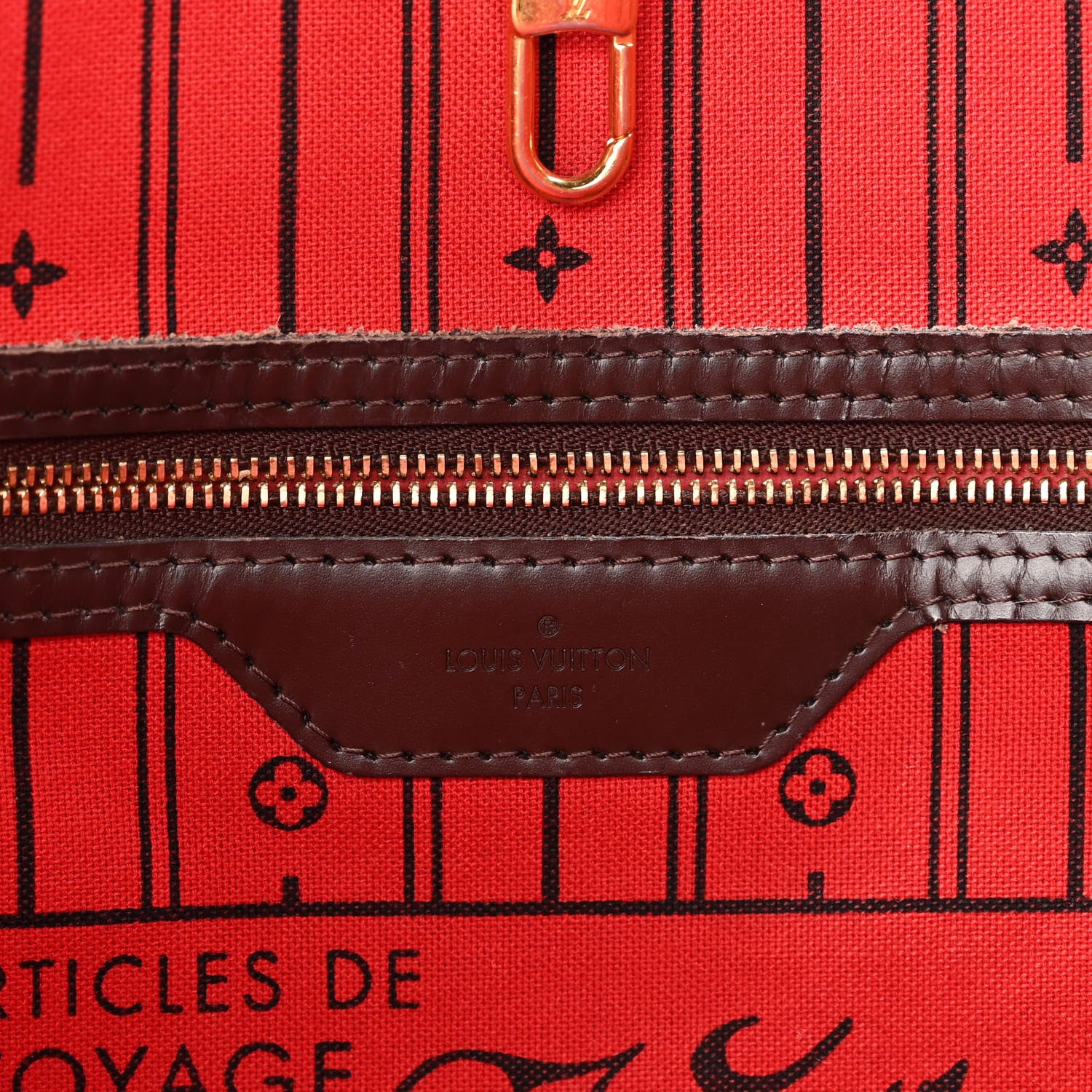 Louis Vuitton Damier Ebene Neverfull MM 6 of 14