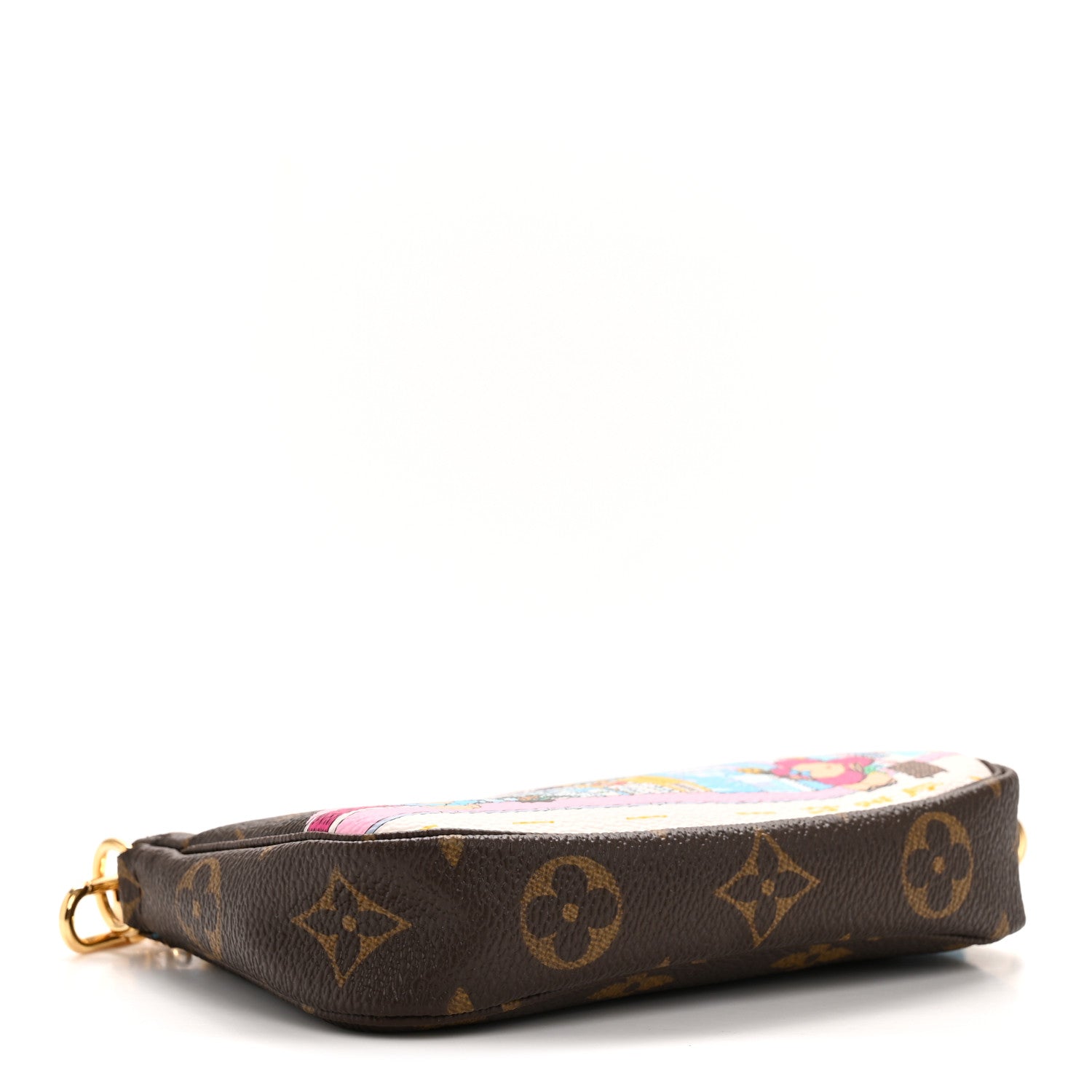 Louis Vuitton Monogram 2022 Christmas Animation Tokyo Mini Pochette Accessories Blue 4 of 8