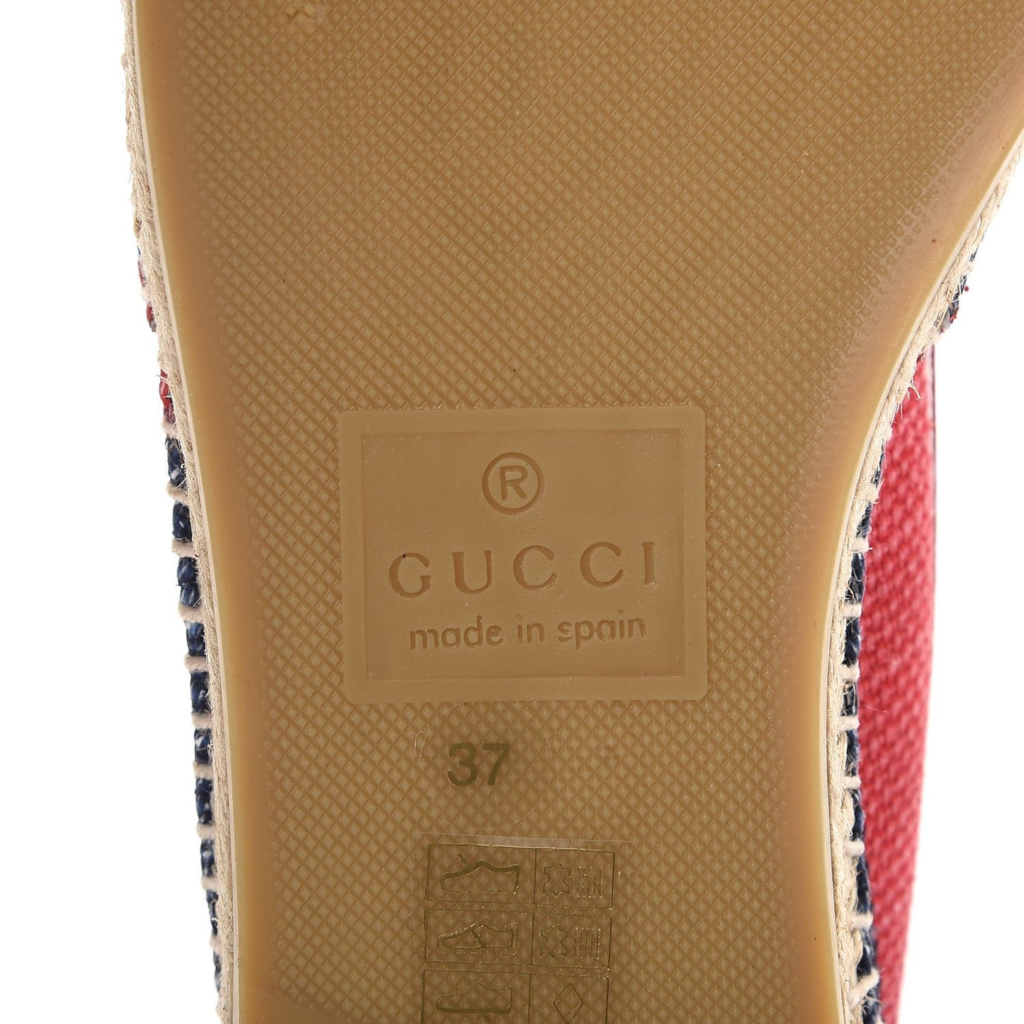 Canvas Sylvie Stripe Logo Womens Espadrilles 37 Mystic White Hibiscus Red Maritime