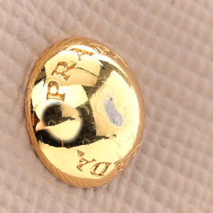 Prada Saffiano Cuir Medium Double Bag Cammeo Black 13 of 13