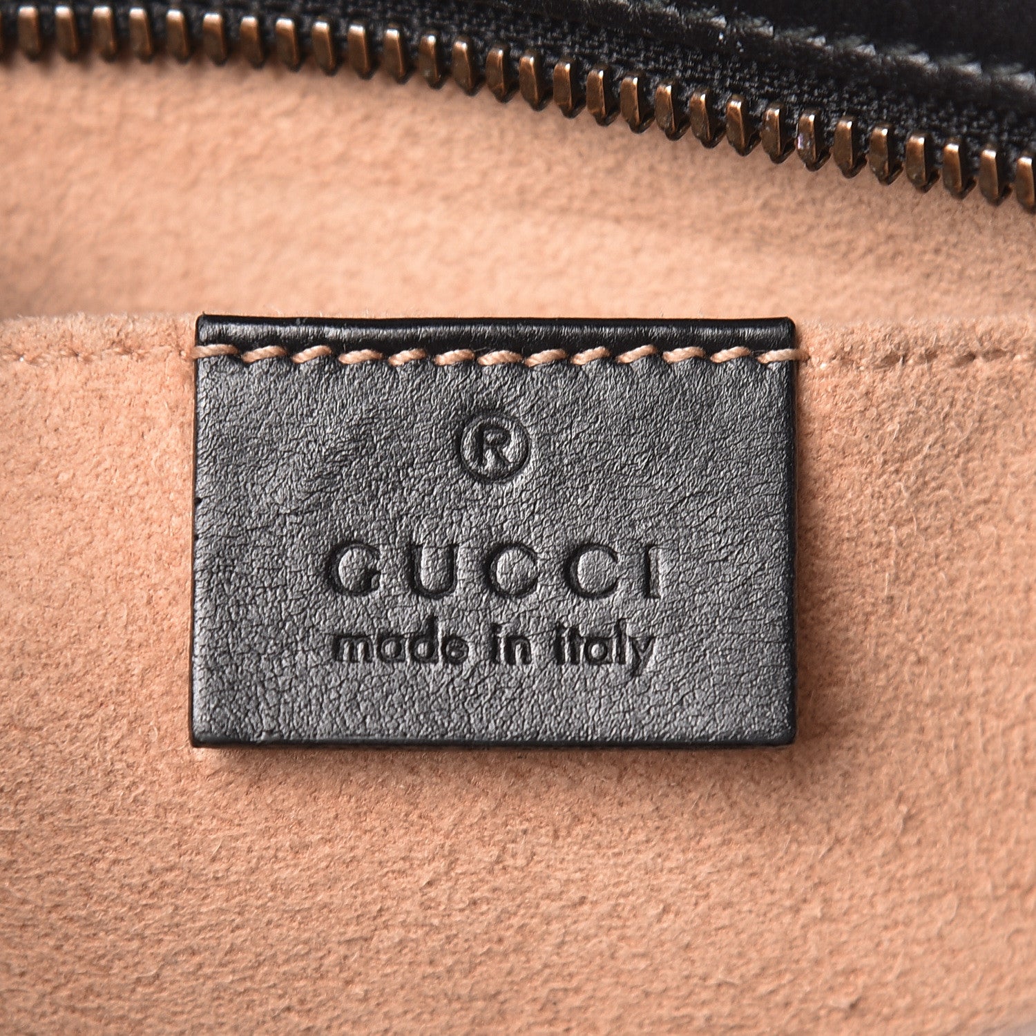 Gucci Calfskin Matelasse Small GG Marmont Chain Shoulder Bag Black 8 of 11